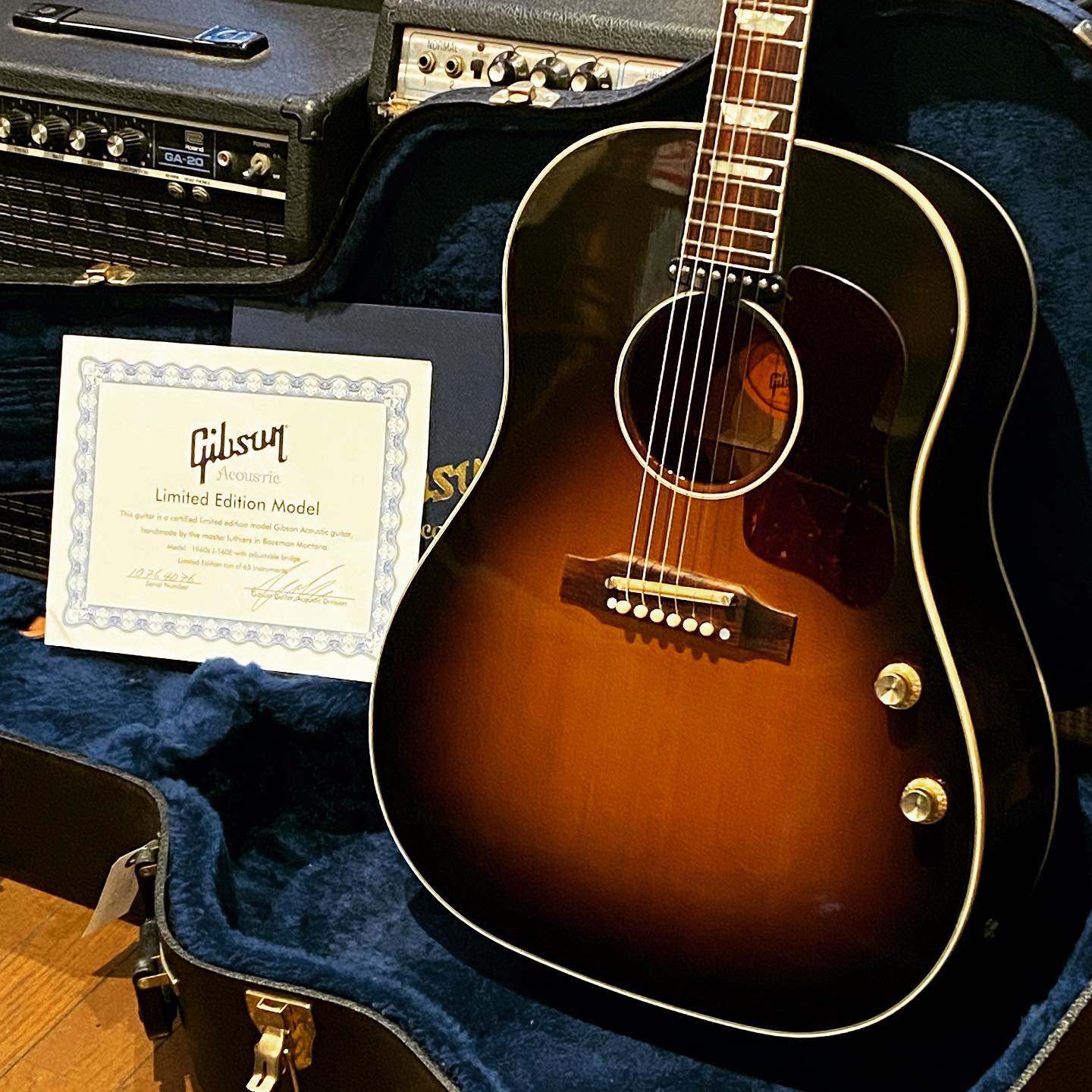 Gibson J-160e custom shop