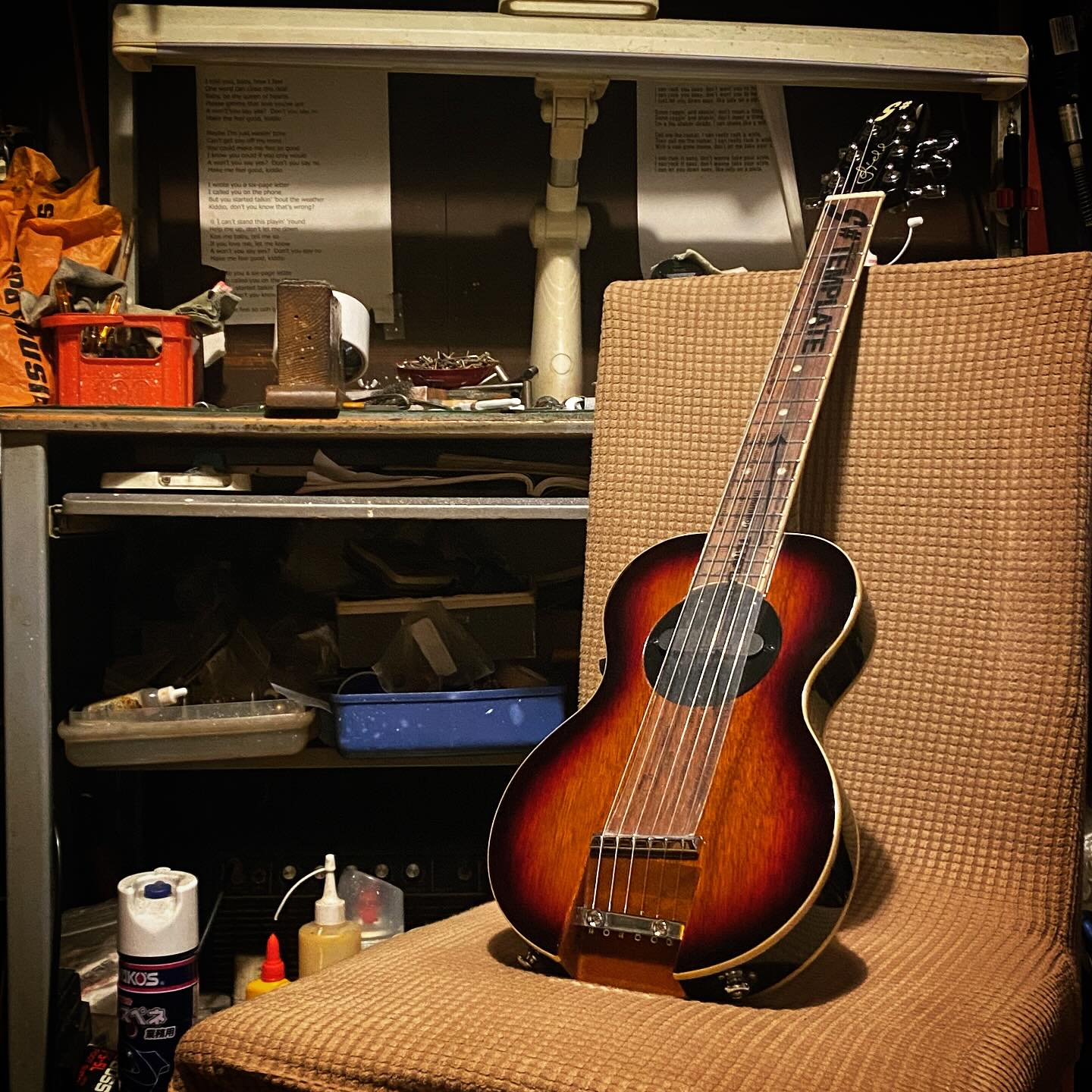 G-Sharp Guitars 00s OF-1 Travel Guitar